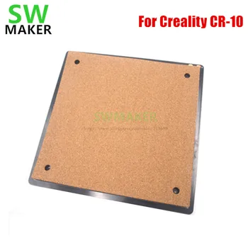 

SWMAKER cork sheet adhesive Insulation sheet for Creality CR-10 3D printer heated bed thermal cork plate with adhesive tape