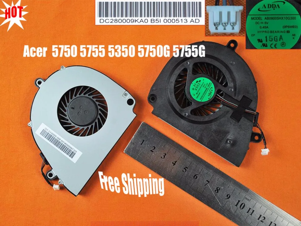 Новый оригинальный ноутбук вентилятор охлаждения для Acer Aspire 5750 5755 5350 5750G г