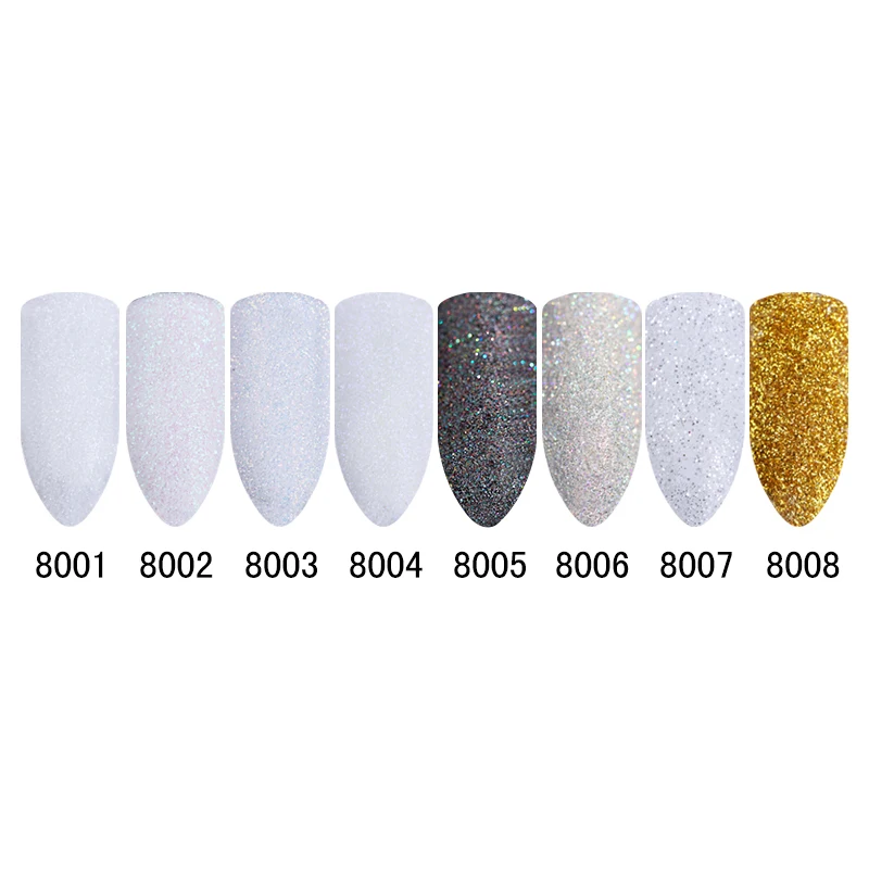 1 caja 1g polvo holográfico brillo azúcar brillo polvo para decoración de uñas brillo en polvo
