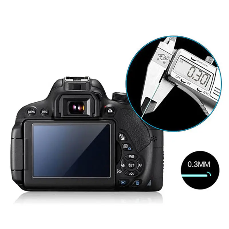 2 Pack Deerekin 9H HD 2.5D твердость поверхности закаленное стекло ЖК экран протектор для