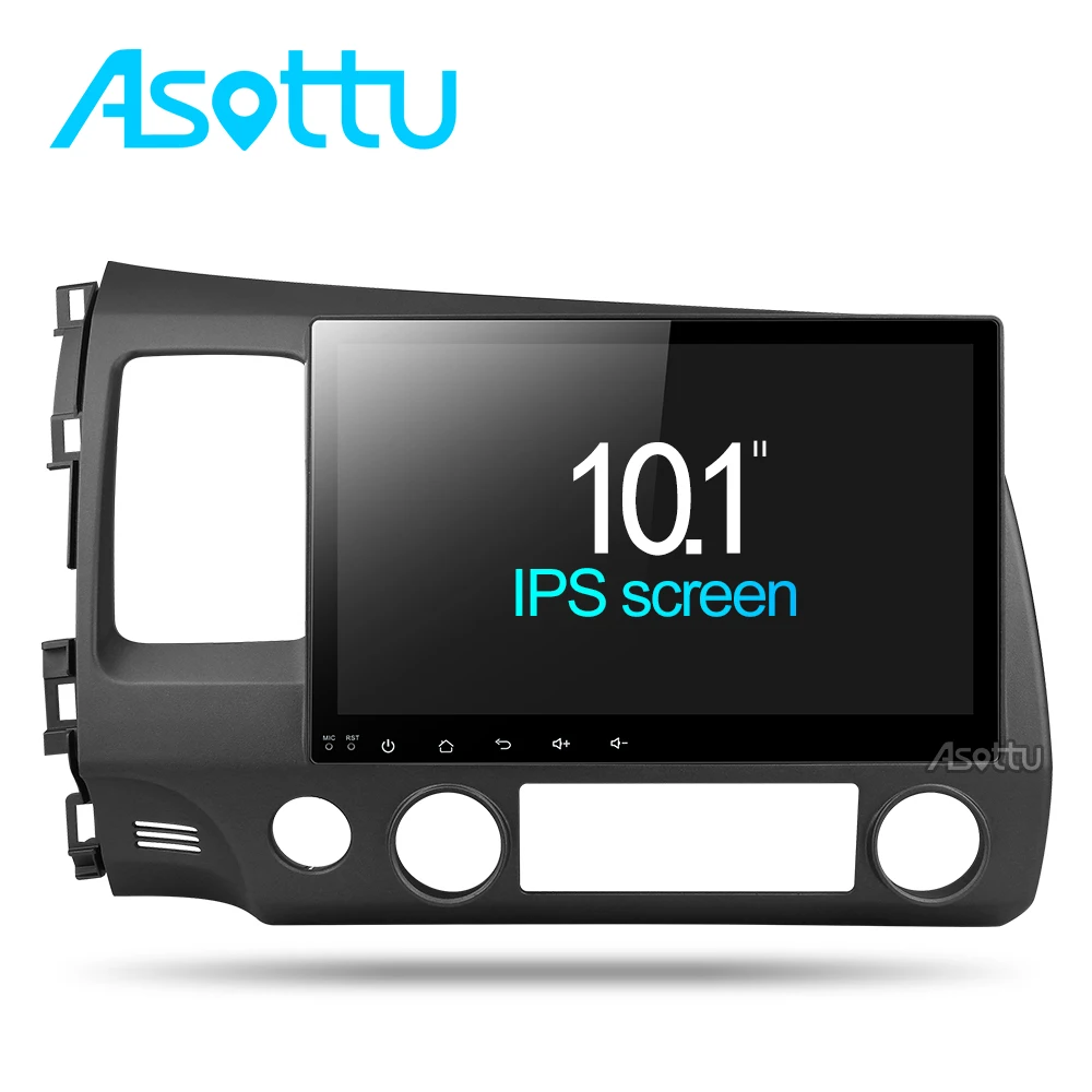 Asottu 2 г android 8,1 автомобиль dvd gps плеер для honda civic 2006-2011 автомобилей Радио Видео плеер gps-навигация автомобиля стерео 2 din dvd