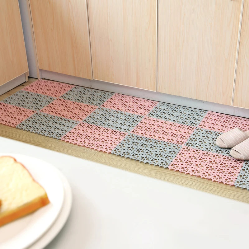 

Shower Room Splicing Non-slip Mat Toilet water Separation Door Mat 6 Color