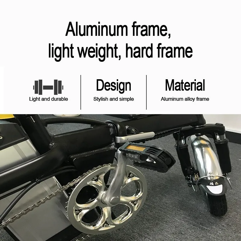 Clearance Lightweight Electric Scooter 2 Wheels Electric Bicycle Brushless Motor 350W 48V Powerful Electric Bicycle With Removable Battery 16