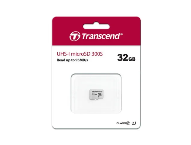 Оригинальная TF карта Transcend, 16 ГБ, 32 ГБ, 64 ГБ, Micro SD, SDHC, SDXC, класс 10, UHS-I, карты памяти для телефона, 128 ГБ, скорость чтения до 95 МБ/с - Емкость: 32GB