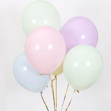 100 шт./пакет 10 дюймов Ma Caron цветные воздушные шары для праздника украшения свадьбы День рождения дома вечерние DIY латексные шарики ZY111