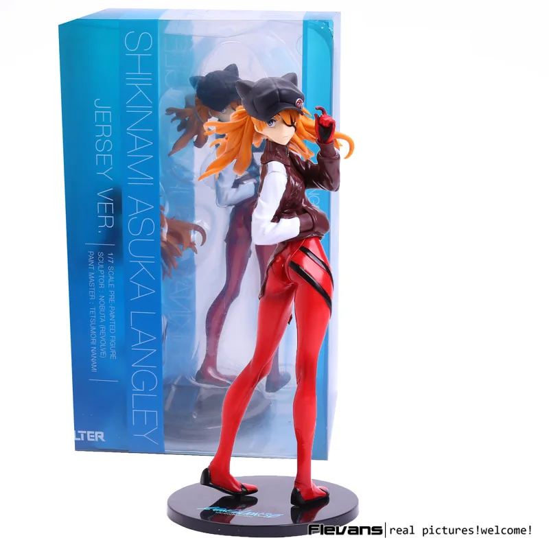 Anime EVA Neon Genesis Evangelion Soryu Asuka Langley PVC Action Figure Collection Model Toy 23.5CM EVFG023