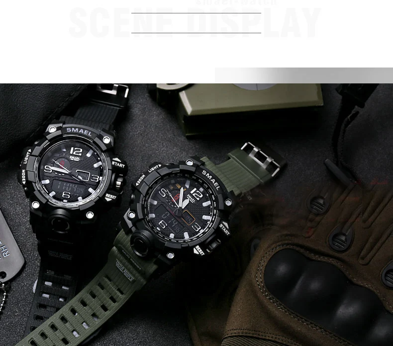 prova dwaterproof água casual s-shock masculino relógios