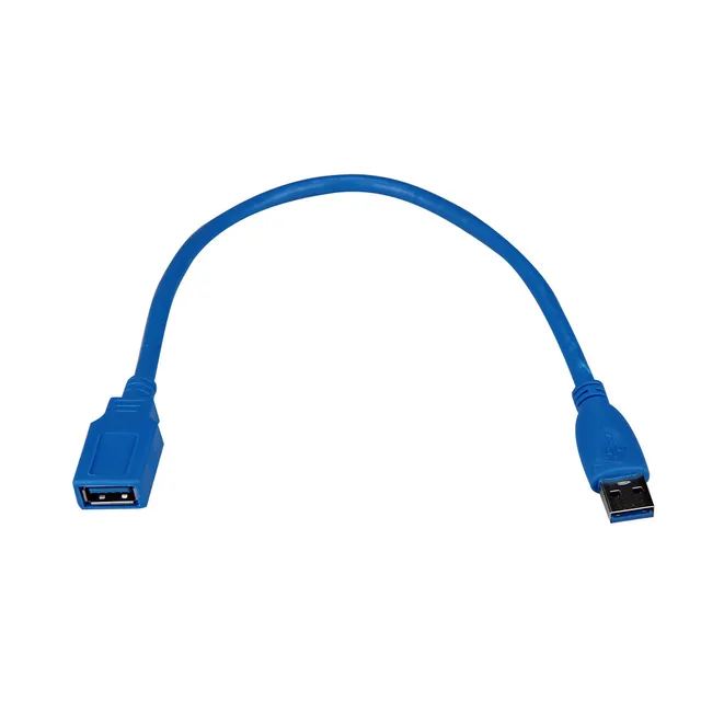 2017 Universal 1 Ft 30cm USB 3.0 Type A Male To Female Blue Extension