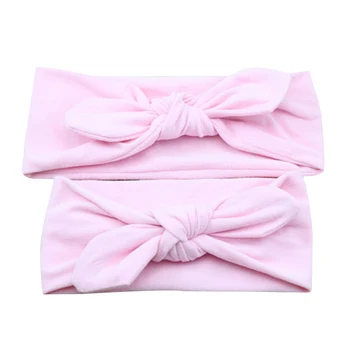 

Headband 2 Pcs/Pair Baby Mother Daughter Girls Parent Child Bow Knot Headband Hairband Turban Knot Accessories Headwear