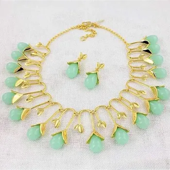

2018 Amybaby Original Factory Natural Stone Nekclace Drop Earring Limited Quantity Jewelry For Party