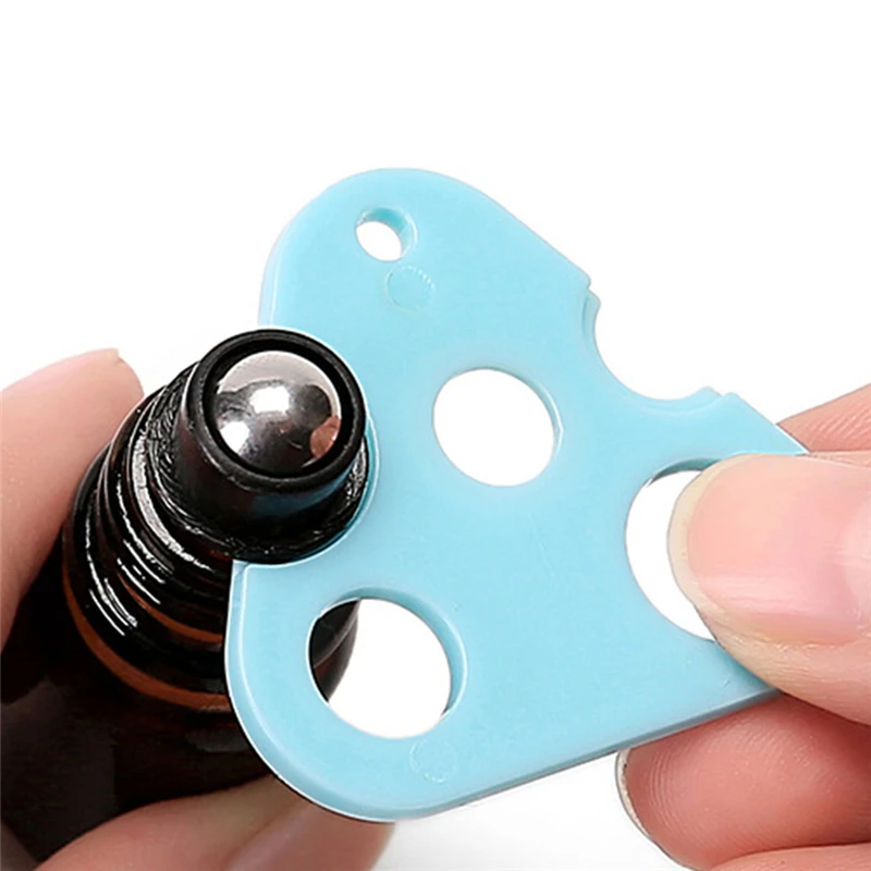 

Plastic Essential Oil Opener Roller Bottle Corkscrew Tool Triangle Shape Remover For Roller Balls Caps Refillable Bottles