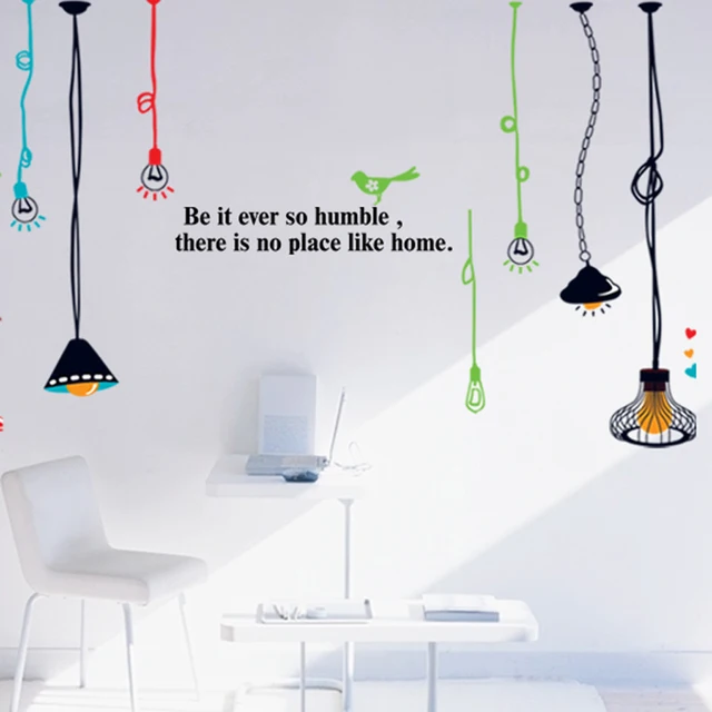 Best Quality hang lamp Electric light ceiling Wall Sticker Home Decals Wall Decor For Home decoration Living Room Dining Room Wallpaper Best Quality hang lamp Electric light ceiling Wall Sticker Home Decals Wall Decor For Home decoration Living Room Dining Room Wallpaper