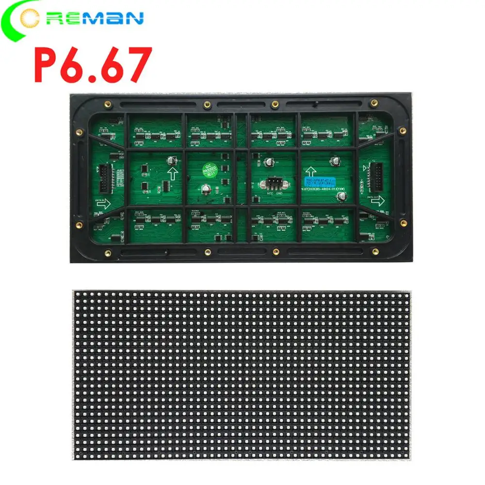 Светодиодный модуль p5 p6 p6.7 p6.67 p8 320x160 мм rgb Матрица smd3535 48x24 48x12 48x6 | Электронные