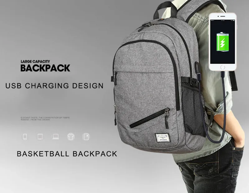 Спортивные рюкзаки Для мужчин ноутбук рюкзак школьный портфель для мальчиков-подростков футбольный мяч упаковка Сумки для зала мужской