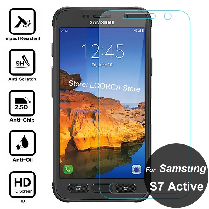 Buy For Samsung Galaxy S7 Active Tempered Glass Screen