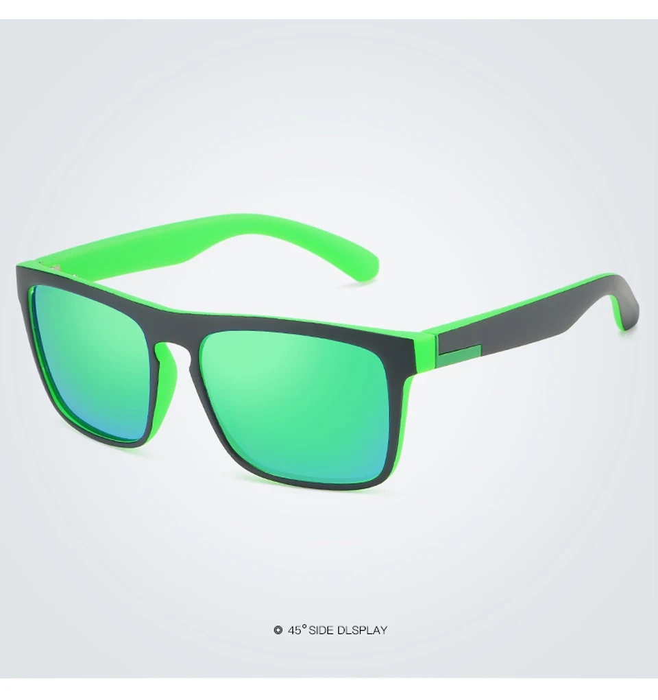 ELITERA, фирменный дизайн, поляризационные солнцезащитные очки для мужчин, водительские оттенки, мужские, Ретро стиль, солнцезащитные очки для мужчин и женщин, квадратные, зеркальные, летние, UV400