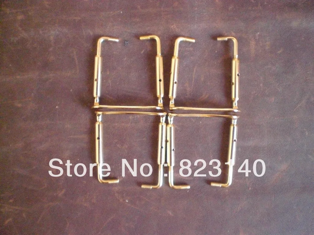 

4 PCs Violin Chin Rest Screw GOLD color 4/4