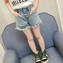 Детская одежда для девочек, джинсы, шорты, летняя одежда, новая Корейская версия, детские джинсы