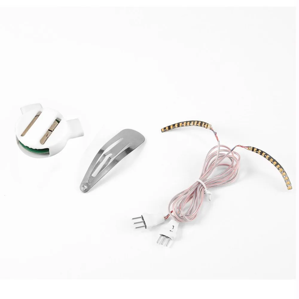 

1 Pair LED Lashes Fake Eyelashes Makeup Waterproof Light Eyelashes with Controller Hair Clips Holiday Party Pub Club Bar Hot