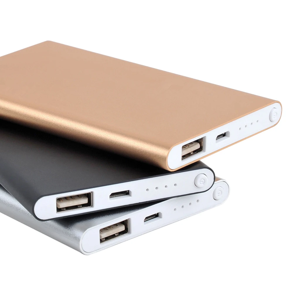 

Super Thin Power Bank 4500Mah Portable Charger USB Powerbank External Battery for iPhone Samsung Xiaomi Mobile Phone Charger