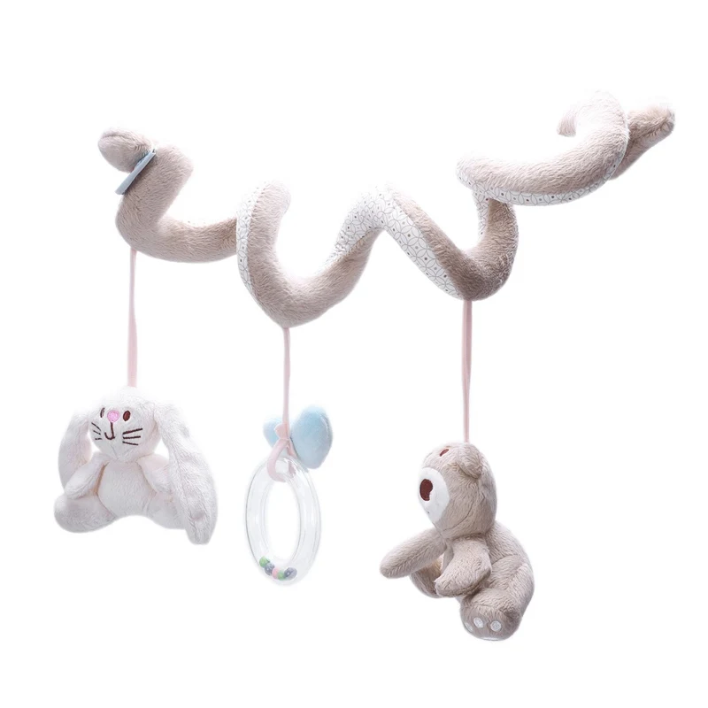 

Highdas Baby Music Bed Hanging & Cribs Buggy Decorations With Rabbit Bear And Bell (Snake)