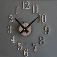 Null Mode Home Zurück In Zeit Wahre 3D Stereo Diy Metallic Wanduhr