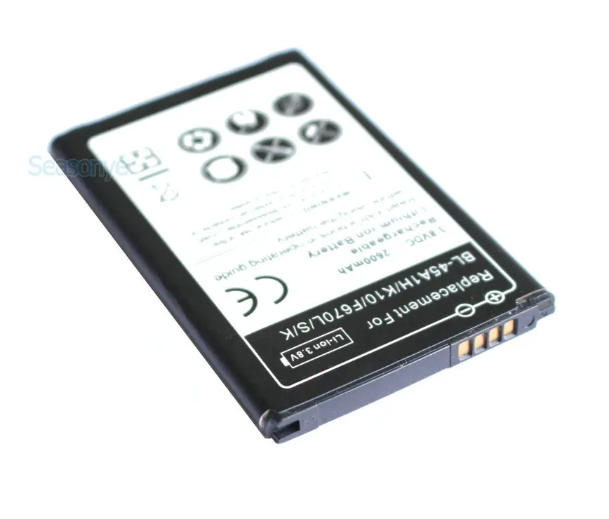 Seasonye 2600mAh BL 45A1H / BL45A1H запасная батарея для LG K10 F670L F670K F670S F670 K420N LTE Q10 K420 + код