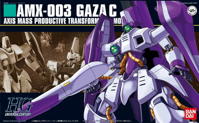 

Bandai Gundam HGUC 1/144 Gaza-C Hamarnn Custom Mobile Suit Assemble Model Kits Action Figures Plastic Model toys