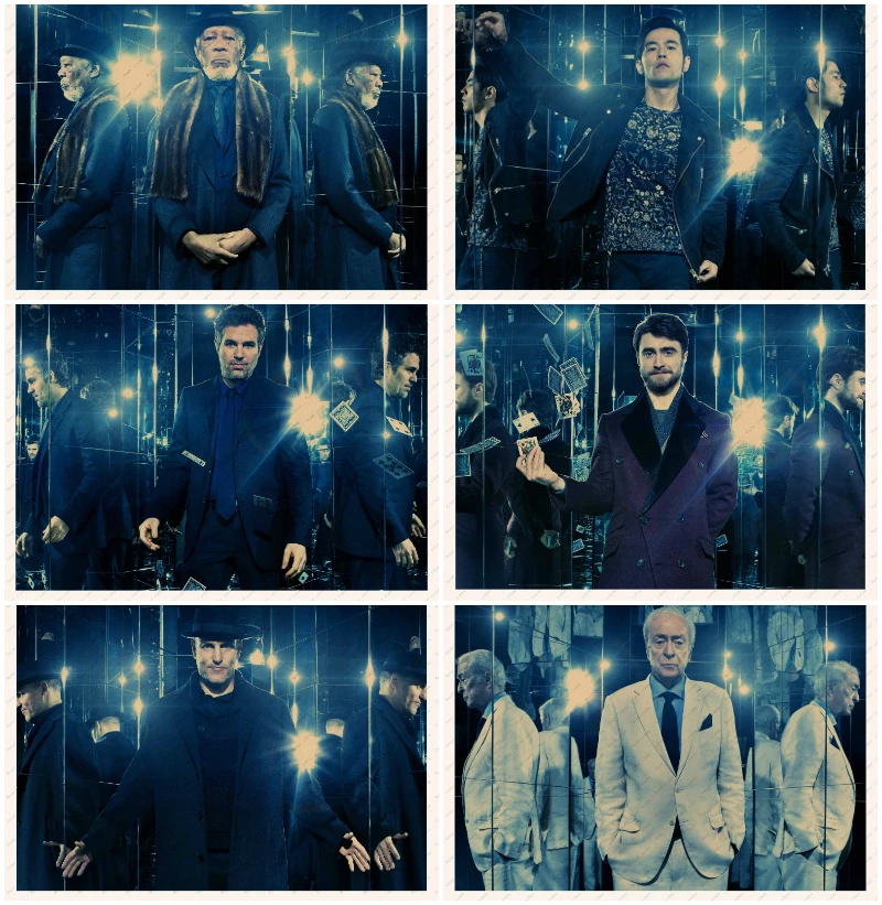 

Now You See Me Retro Nostalgic Kraft Paper Movie Star Poster Decorative /wall sticker/kraft poster Patr.2