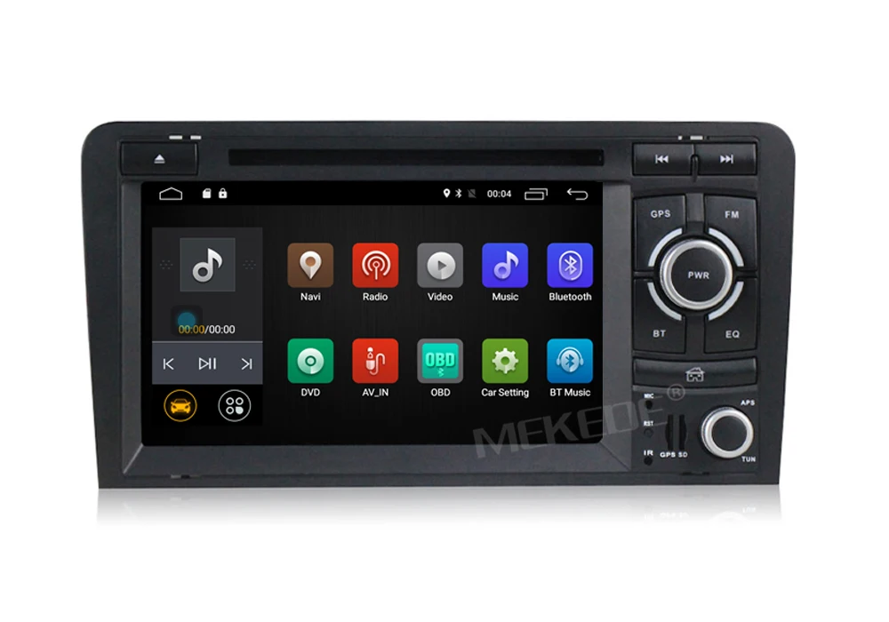 Top Android 7.1 2G RAM Car DVD GPS For Audi/A3 2002-2011 With Wifi 4G GPS Navigation BT Radio Steering wheel control Canbus+8G MAP 15 Top Android 7.1 2G RAM Car DVD GPS For Audi/A3 2002-2011 With Wifi 4G GPS Navigation BT Radio Steering wheel control Canbus+8G MAP 15