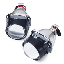 1 pair 2.5 pollici WST Bi Xenon Lente Del Proiettore ha condotto il proiettore luce Utilizzando H1 lampada allo xeno bi xeno proiettore faro