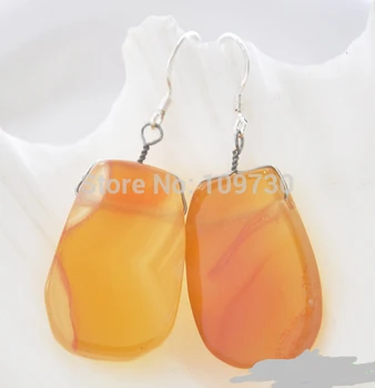 

ry00254 20mmx28mm yellow trapezoid earring 925