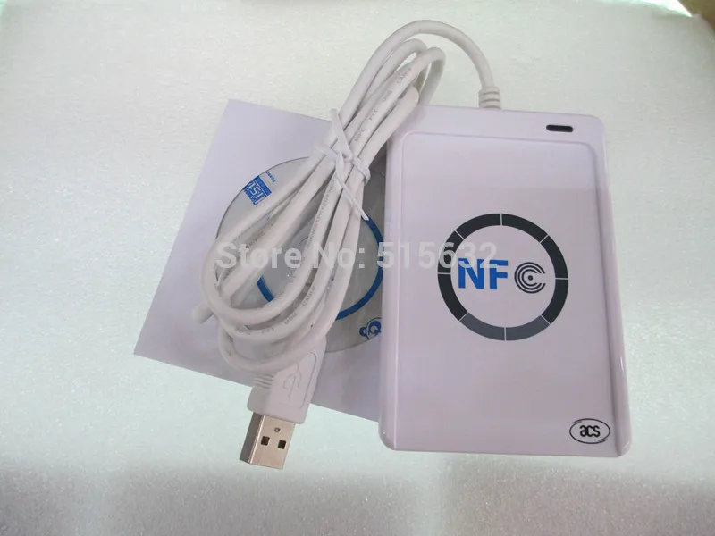 USB ACR122U NFC RFID считыватель смарт-карт писатель для всех 4 типов NFC метки доступ Управление 13,56 мГц с 5 xMifare карт IC