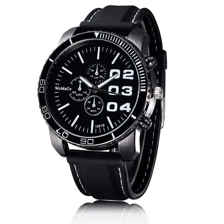 Men Watches Military Leather Sport Watch Waterproof Casual Business Watch Army Male Clock Hours relogios masculino Wrist Watches