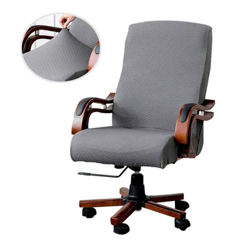 

Universal size Jacquard chair cover Computer Office elastic armchair Slipcovers seat Arm Stretch Rotating seat Chair Covers