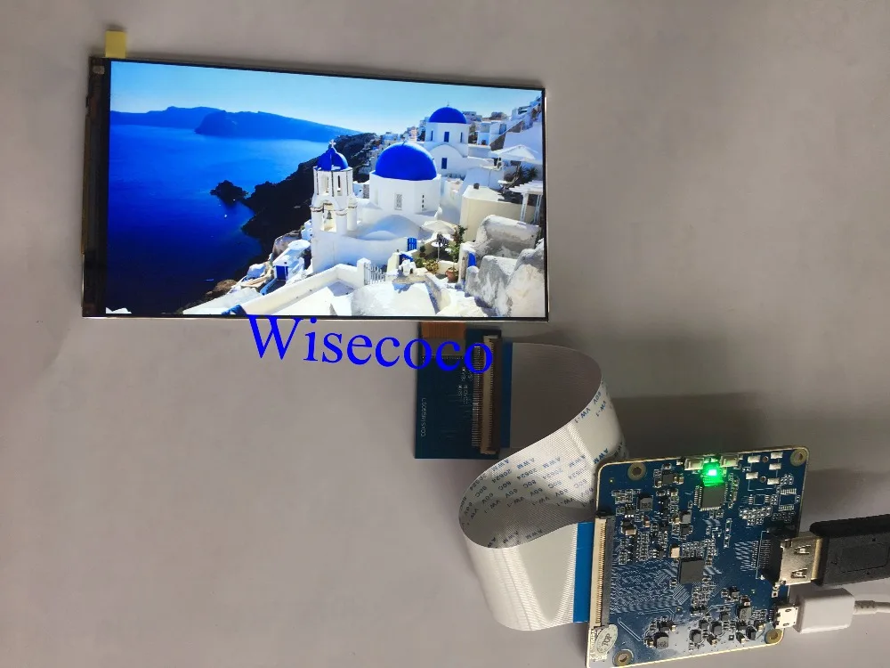 

For DK1 and DK2 1 set 5.5" 1440*2560 2K VR LCD Screen Display With HDMI To MIPI Driver Board LCD As Showed In Photo