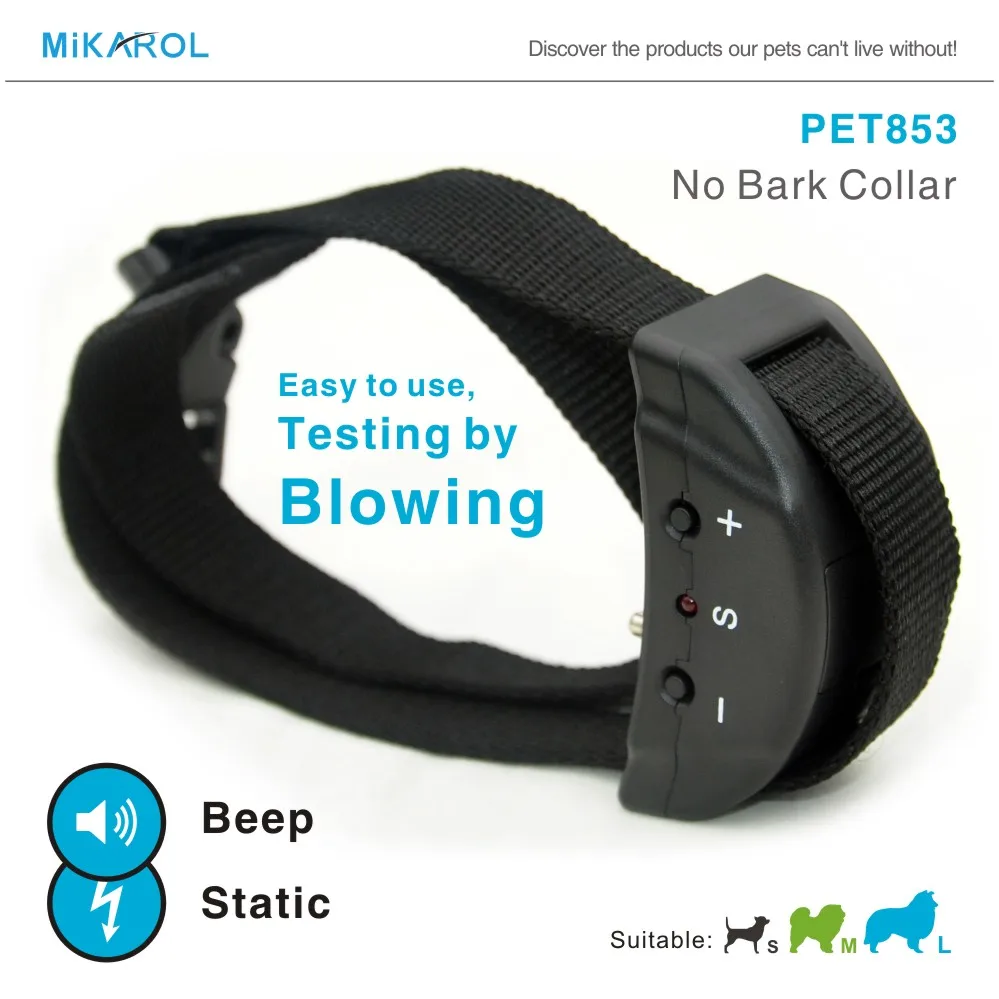 Hot Sales Anti Bark Dog Collar Dog Bark Sounds Anti No Bark Control