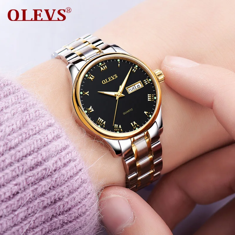 

Woman Watch 2019 Brand Luxury Stainless Steel Ladies Watch Date Luminous Quartz Women Watches Leather Lady Waterproof Wristwatch