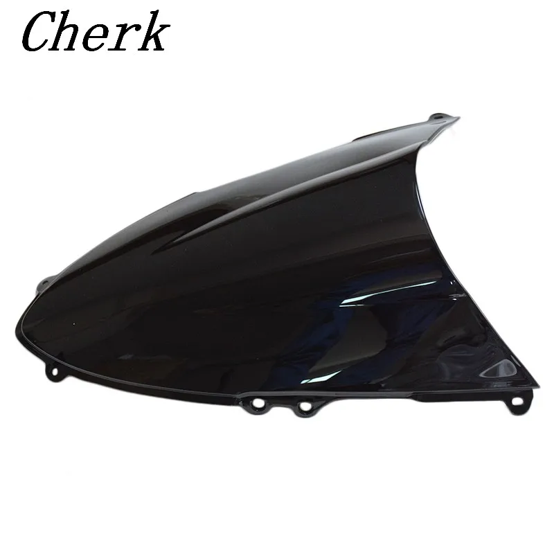 New ABS Motorcycle Double Bubble Windscreen Windshield Shield for Ducati 899 1199 Panigale 12-15 Black license plate bracket