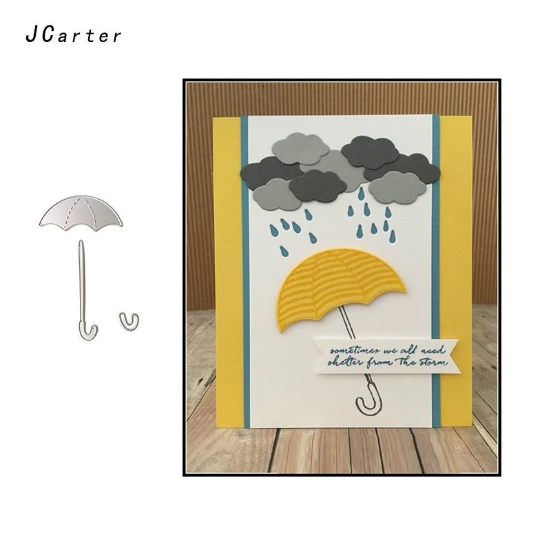 

JC 2019 New Arrival Cute Umbrella Metal Cutting Dies for Scrapbooking DIY Embossing Folder Cards Handmade Album Stencil Crafts