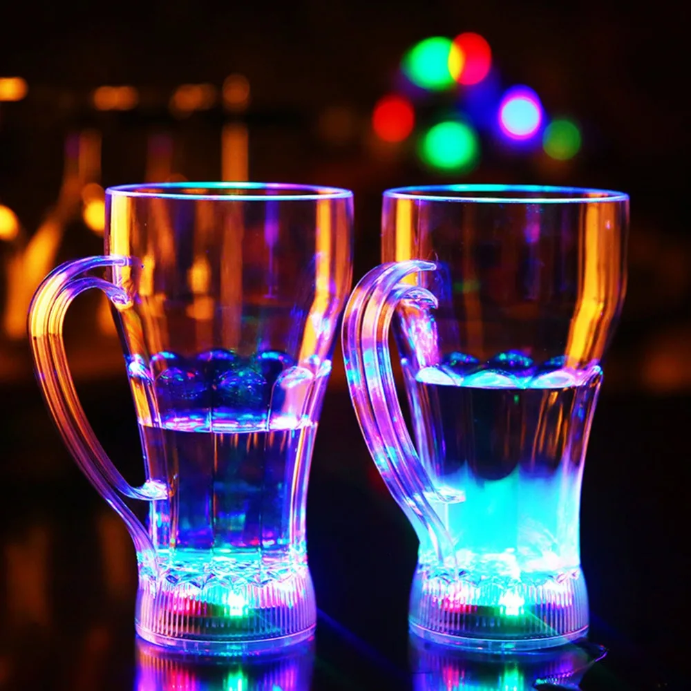 

Novelty Water Sensor LED Night Light Cola Beer LED Night Lamp Party Pub Luminous Cup for Bar Banquet Wedding Holidays
