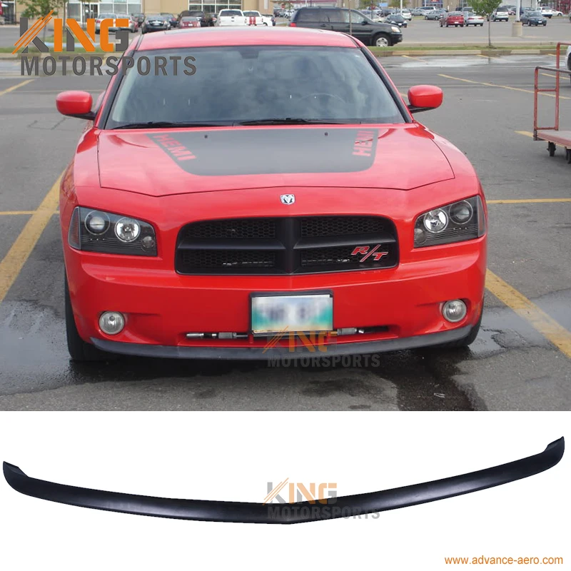 

FOR 2005 2006 2007 2008 2009 2010 DODGE CHARGER V8 OE PU FRONT BUMPER LIP SPOILER BODYKIT CHIN