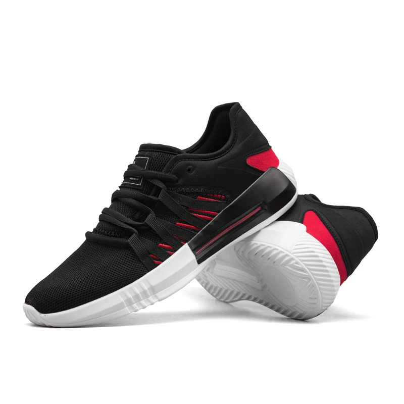 PU Sports Shoes For Men Lightweight Sneakers Male Lace Up Running Shoes SMART CHIP Zapatillas