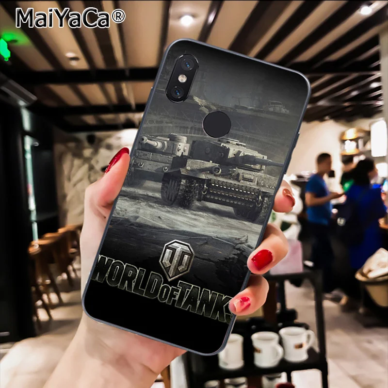 MaiYaCa world of tanks Черная мягкая крышка чехол для телефона для Xiaomi Redmi8 4X 6A S2 7A 6A Redmi 5 5Plus Note5 7 Note8Pro - Color: A4