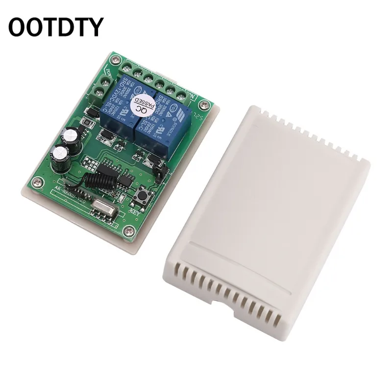 

DC 12V 2 Channel RF 433MHz Wireless Remote Control Switch Relay Receiver Module