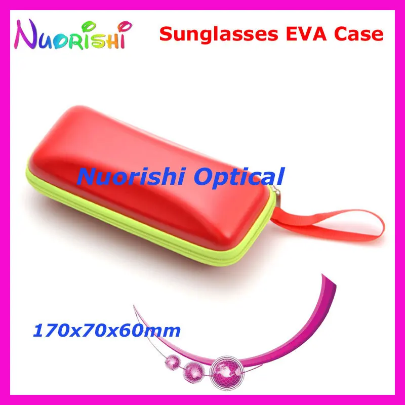 10 шт. блестящие свежие красочные очки для очков Солнцезащитные очки на молнии 4 цвета EVA чехол коробка ML031