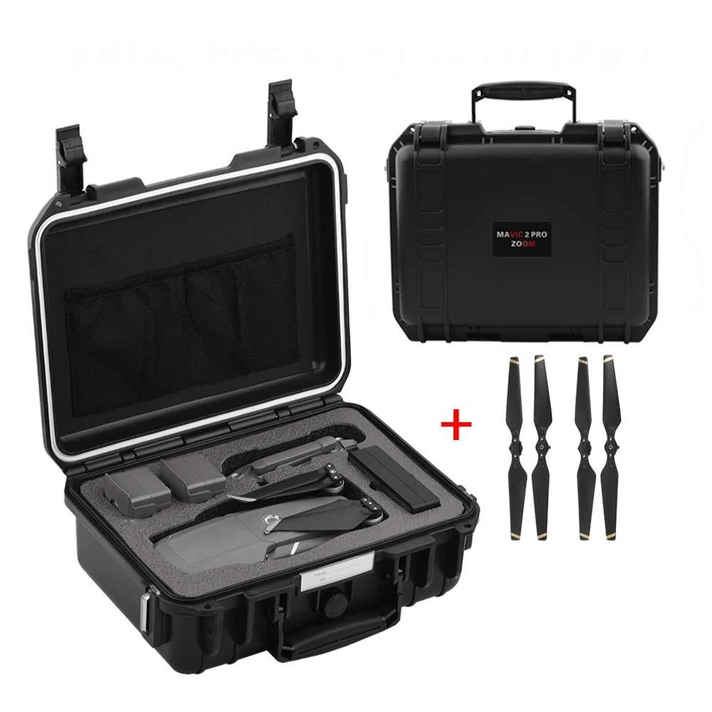 

DJI Mavic 2 Mavic Pro Waterproof Safety Box Mavic 2 8743F Propeller Mavic Pro 8330 Props Storage Bag Suitcase Drone Accessories