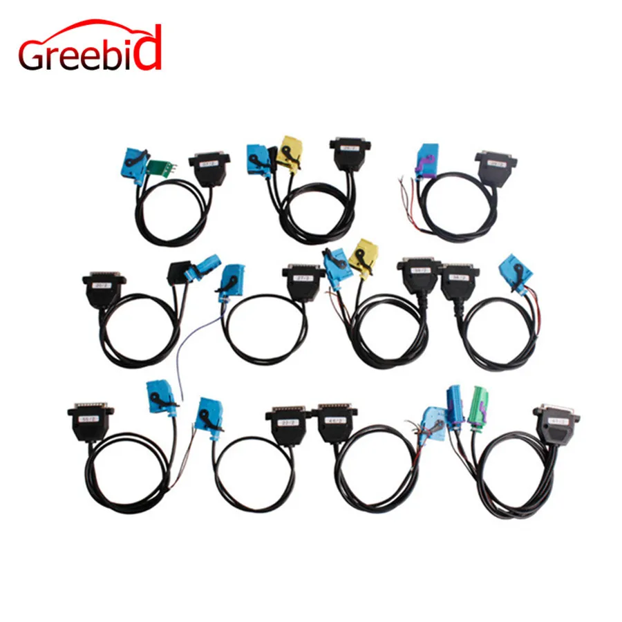 

Full Set Cables for Digiprog III Digiprog 3 Odometer Programmer Digiprog III Cables