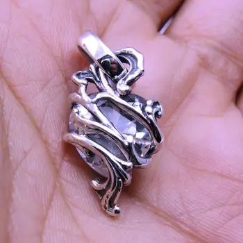 

Love crystal girls silver pendants