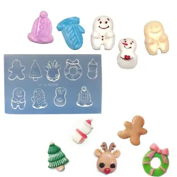 

DIY Nail Art Silicone Mold 3D Cat Rabbit Wing Square Resin Mold Jewelry Tools